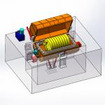 Rock N Roll Machine making kayak made by rotational machine for sale