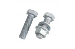 China Hex Bolts And Nuts Steel Fasteners With Hexagon Head For Various Applications supplier
