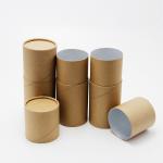 OEM Custom Design Biodegradable Foil Inner Paper Tube Can Packaging With Metal Cover for sale