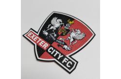 China Custom Heat Press Appliques 3D Silicone Embroidered Logo Patches supplier