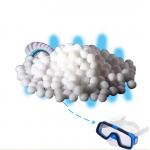 Sungallon TPR Thermoplastic Elastomer Rubber Granules for Soft Anti-Slip Waterproof Swimming Glasses for sale