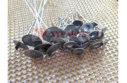 China Insulation Blankets Round Hook Base Stainless Steel Lacing Anchors With Dome Cap supplier