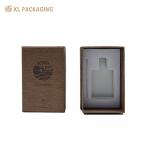 50ml 100ml Paper White Perfume Box Personalized Fragrance Packaging Box With Foam Tray for sale