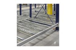 China Peterack Gravity Flow Roller Rack Powder Coated Heavy Duty Flow Rail Racking supplier