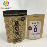 Kraft Paper k Stand Up Pouches Aluminum Foil Self Stand Moisture Proof For Nut Snack for sale