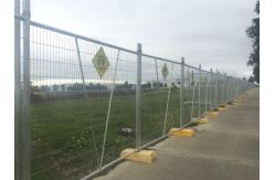 China Easily Assembled Temp Construction Fence 2.1 Meter Height Galvanized Tube supplier