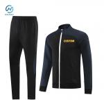 Football Training Tracksuit Jerseys with Lightweight Breathable Fabric and Team Logo for sale