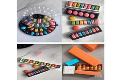 China Customize Your Take-Away Orders with Personalized Plastic Macaron Packaging supplier