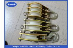 China Nylon Hoisting Lifting Block 3 Ton Cable Pulling Pulley supplier