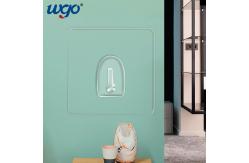 China 7x7cm 8x8cm Bathroom Wall Hooks Self Adhesive 5kg max loading supplier