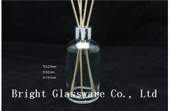 China clear 150ml empty aroma reed diffuser bottle with reed sticks supplier
