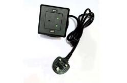 China USB Creative Conference Table Socket , Small British Standard Power Socket supplier
