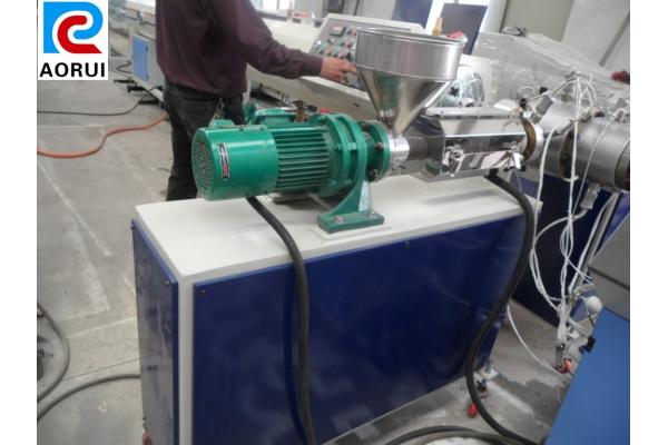 Single Screw Extruder PE Plastic Pipe Extrusion Line for Architectural Pipe