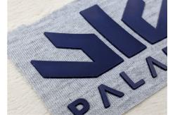 China Small Letters Clear LOGO Patches For Garment / Custom Applique Patches supplier
