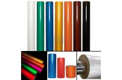 China Retro Glass Beads Reflective Sheeting Roll Engineering Grade High Visibility supplier