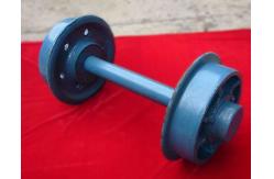 China Mining Rail Wheel Set Double Flange Cast Forged ISO Certificate supplier