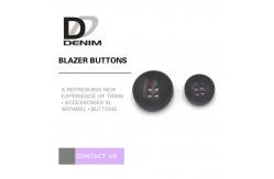 China Concave Large ing Buttons 4 Holes Good Wear Resistance For Gray Blazer supplier