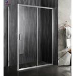 6mm Tempered Safety Glass In Chromed Aluminium Frame Glass Shower Enclosures for sale