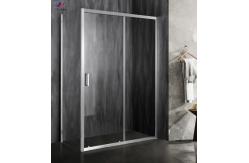 China 6mm Tempered Safety Glass In Chromed Aluminium Frame Glass Shower Enclosures supplier