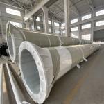 20M To 40M Polygonal High Mast Powder Coating High Mast Light Pole for sale