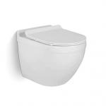 White Color Sanitary Ware Ceramic Wc One Piece Toilet Wall Hung Modern Toilet for sale