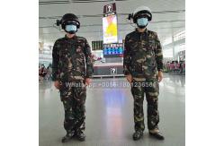 China Secure Infrared Thermal Imager Smart Temperature Measuring Helmet supplier