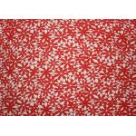 Red 47 Inches DTM Flower Embroidered Lace Fabric With African Cord Lace By Azo Free for sale