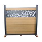 Decorative Wpc Composite Fence Panels Waterproof Garden Boards Balcony 90 * 25mm for sale