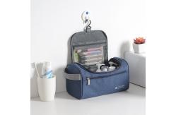 China Mens Waterproof Oxford Hanging Travel Toiletry Bag With Hook supplier