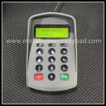 Input Password Counter Bank Keypad Plastic Usb Interface With Display for sale