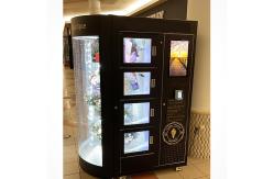 China Automatic Outdoor Selling Bouquet Vending Machine With Transparent Shelves Displaying Large Window supplier
