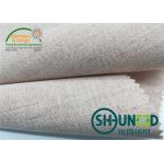 Chest Canvas Horse Hair Interlining With Good Elasticity Woven Technology