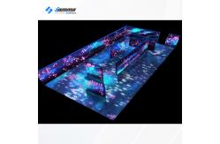 China 800W 3D AR 25 Interactive Floor Projection Game For Wedding supplier