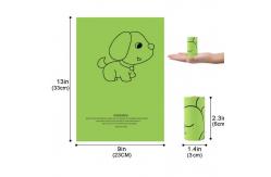 China Pet Garbage Bag Biodegradable Materials Poop Pickup Dog Poop Bag Capsule Dispenser supplier