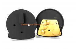 China Husqvarna Grinder Use Velcro Backing Pads 3 Inches  Redi Lock Threaded supplier