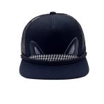 Blank 6 Panel Toddler Flat Bill Hat , Flat Brim Trucker Hat Eco Friendly