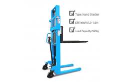 China Hand Operated Hydraulic Stacker 1ton supplier