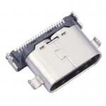 Surface Mount Receptacle 24pins Double Rows USB C Female Connector Fast Charging