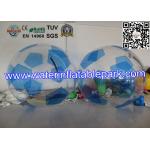 PVC Inflatable Water Ball , Outdoor Inflatable Football with Fun for sale