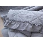 Washable Cotton Throw Blanket , Quilted Multiple Colors Luxury Throw Blanket for sale