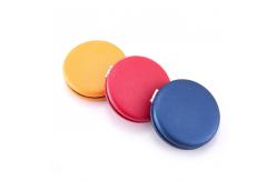 China Foldable PU Pocket Mirror With Customized Logo supplier