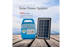 China High Efficiency Magneto Solar Energy System 3.7V Household LED Lighting Kit Grid supplier