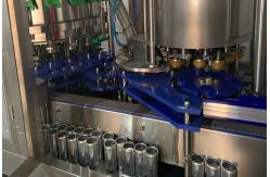 China Fully Automatic Beer  Soda Canning PLC Monoblock Beverage Filling Machine supplier