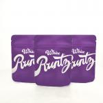 Custom printed 3.5 baggies stand up ziplockk resealable smell proof packaging mylar bags for sale