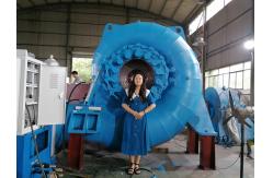 China Automatic / Manual 450-1000RPM Water Turbine Generator With Air / Water Cooling supplier