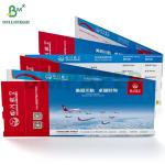 175g Custom Thermal Airline Flight Tickets Boarding Pass Paper 18.8cm x 8.3cm for sale