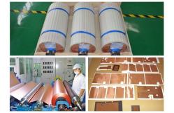 China High Ductility Copper Foil For Pcb , ISO Width 1380mm Copper Sheet Plate supplier
