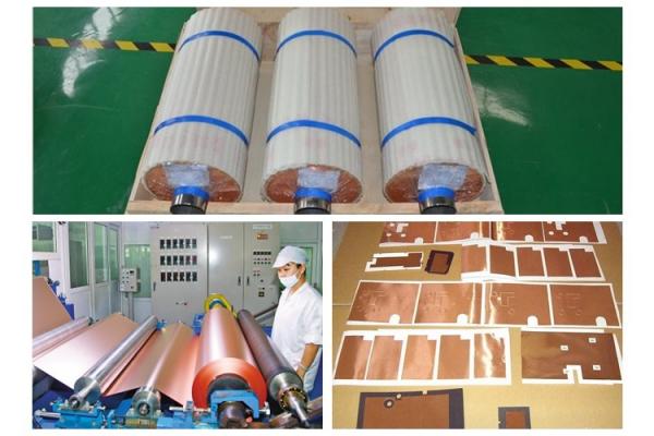 High Ductility Copper Foil For Pcb , ISO Width 1380mm Copper Sheet Plate