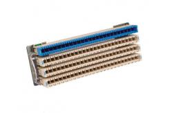 China Rack Mount 100 Pair MDF Terminal Block , Grey / Blue Main Distribution Frame supplier