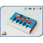 350g C1S Macaron Drawer Paper Box Cartoon Printing Sliding Gift Box for sale
